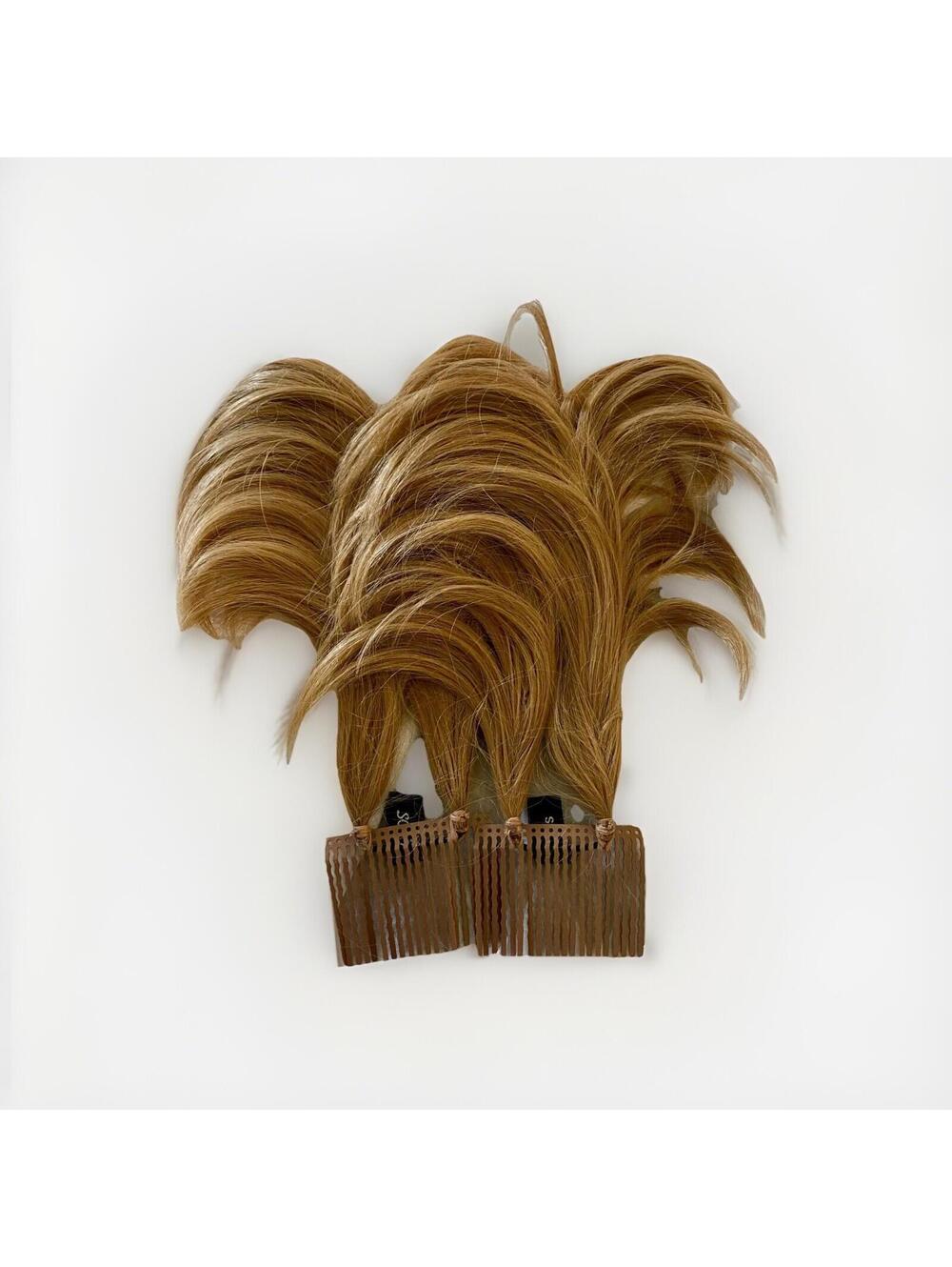 Set of 2: NEW SOHO Wired Updo Hair Extension in S02 Ginger Blonde 10" Long